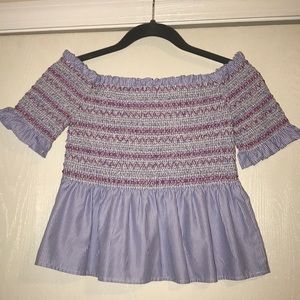 Off the shoulder shirt